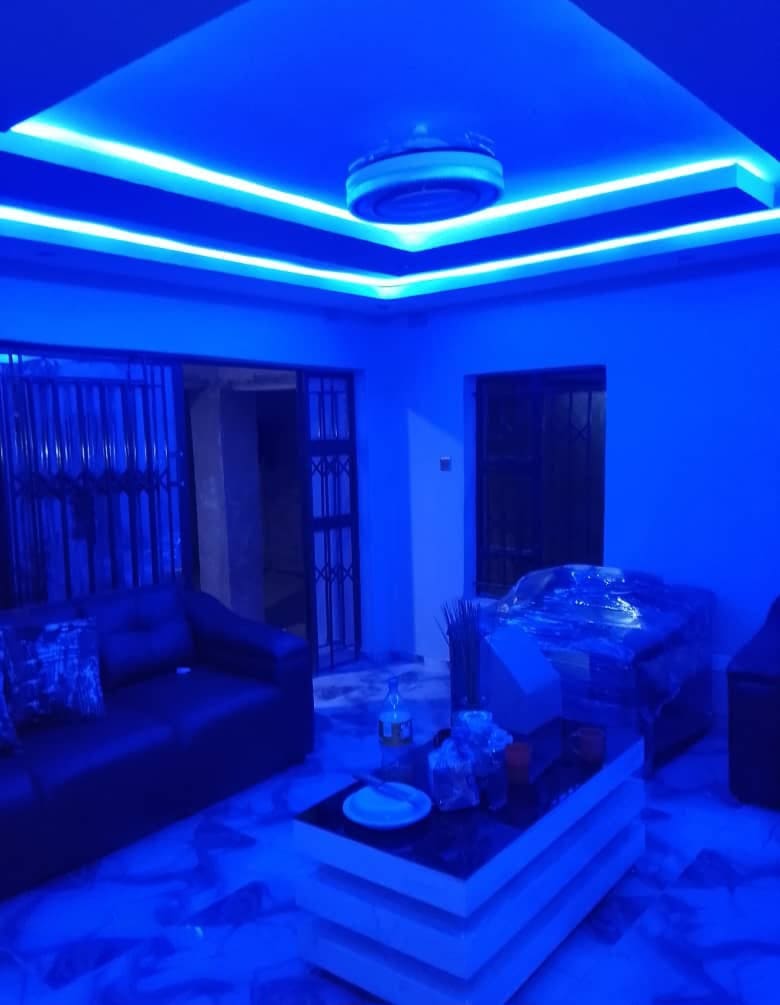 LED Lighting Installation — Living Room